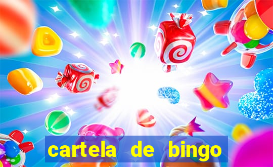 cartela de bingo cha de bebe